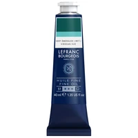 Tube huile fine lefranc bourgeois - vert emeraude - 40ml