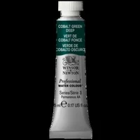 w&n pro watercolour 5ml 185 vert de cobalt fonc row