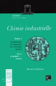 Chimie Industrielle. Tome 3, Combustions Et Explosions Des Melanges Gazeux, Cours Et Problemes Resolus