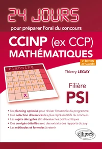 CCINP (ex CCP) mathématiques filière PSI