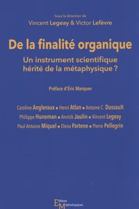 De la finalité organique
