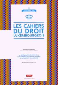 La dépénalisation du droit de la concurrence en Europe à l'exemple de la France et de la Géorgie