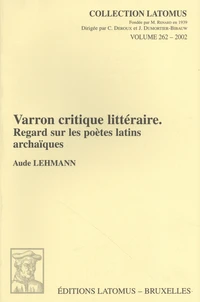 Varron critique littéraire