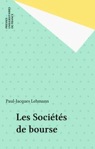 Les sociétés de bourse