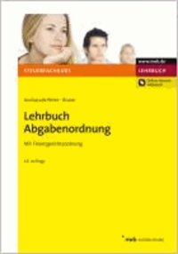 Lehrbuch Abgabenordnung - Mit Finanzgerichtsordnung..