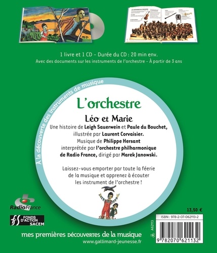 L'orchestre. Léo et Marie  avec 1 CD audio