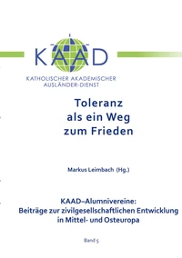 Toleranz als ein Weg zum Frieden
