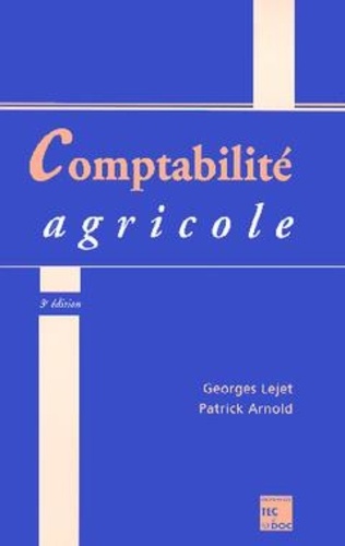 Lejet - Comptabilite Agricole. 3eme Edition.