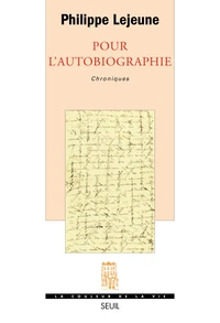 Pour l'autobiographie