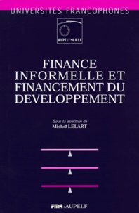  LELART - Finance Informelle Et Financement Du Developpement.