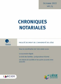 Chroniques notariales