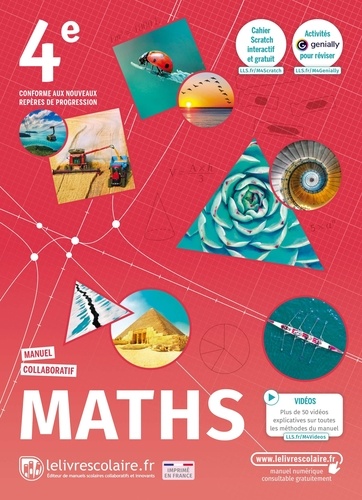 Mathématiques 4e de Lelivrescolaire.fr - Grand Format - Livre - Decitre