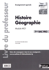 Histoire Géographie Tle Bac Pro Module MG1
