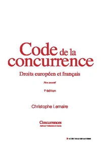 Code de la concurrence