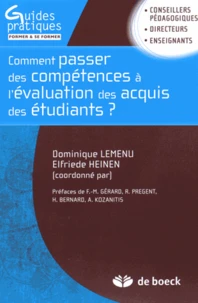 Comment passer des compétences à l'évaluation des acquis des étudiants ?