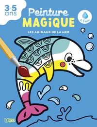 Peinture magique à l'eau - Les animaux de la mer