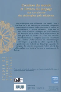 Création du monde et limites du langage