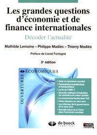 Les grandes questions d'économie et de finance internationales