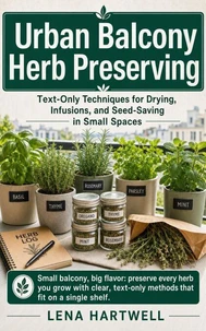 Urban Balcony Herb Preserving