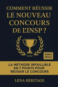 COMMENT REUSSIR LE NOUVEAU CONCOURS DE L'INSP?