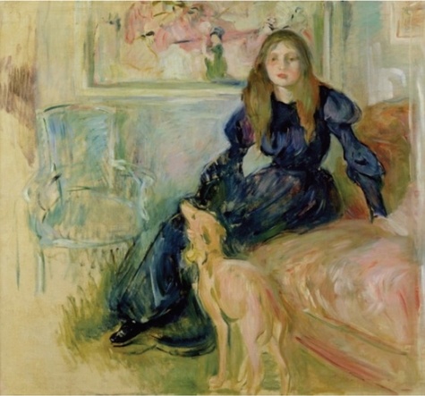Le lévrier de Berthe Morisot