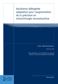 Ebook for dbms téléchargement gratuit Assistance téléopérée adaptative pour l'augmentation de la précision en microchirurgie reconstructrice in French