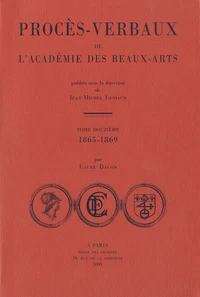 Procès-verbaux de l'Académie des Beaux-Arts