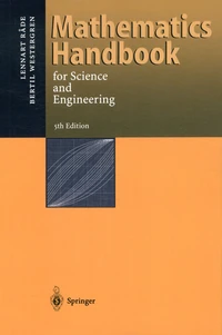 Mathematics Handbook for Science and Engineering
