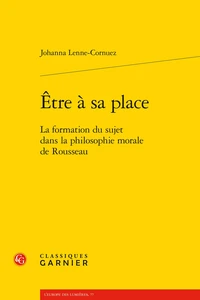 Etre à sa place