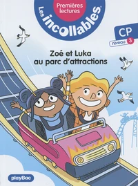 Zoé et Luka au parc d'attractions