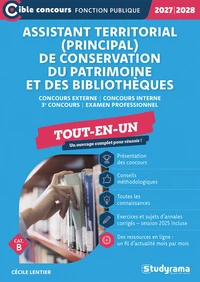 Assistant territorial (principal) de conservation du patrimoine et des bibliothèques