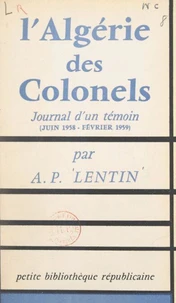 L'Algérie des colonels