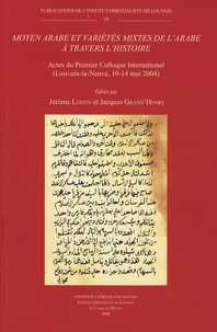 Moyen arabe et variétés mixtes de l'arabe à travers l'histoire