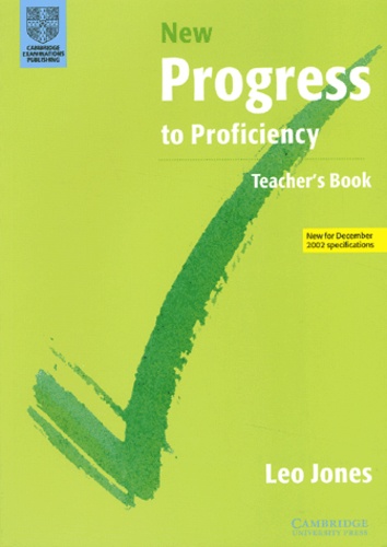 Leo Jones - New Progress To Proficiency. Teacher'S Book.