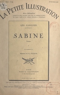 Léo Larguier et Albéric Cahuet - Sabine.