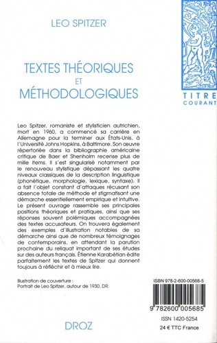 Textes théoriques et méthodologiques