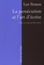 Leo Strauss - La persécution et l'art d'écrire.