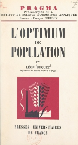 L'optimum de population