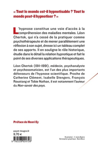 L'hypnose. Théorie, pratique et technique  édition revue et augmentée
