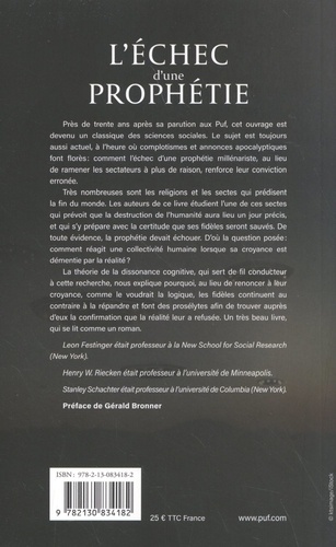 L'échec d'une prophétie. Psychologie sociale d'un groupe de fidèles qui prédisaient la fin du monde 2e édition