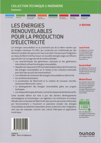 Les énergies renouvelables pour la production d'électricité 2e édition