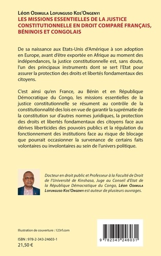 Les missions essentielles de la justice constitutionnelle en droit comparé français, béninois et congolais