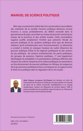 Manuel de science politique. Un outil au service de la gouvernance démocratique dans l'espace politique africain