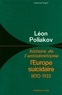Léon Poliakov - L'Europe suicidaire - Histoire de l'antisémitisme -tome 4-.