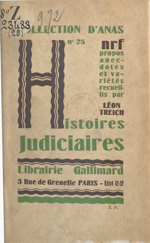 Histoires judiciaires