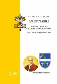 Lettre encyclique "Inscrutabili"