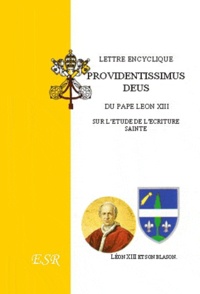  Léon XIII Pape - Lettre encyclique "Providentissimus Deus".