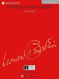 Leonard Bernstein - Bernstein for Singers - 10 Songs. baritone/bass and piano. baryton..