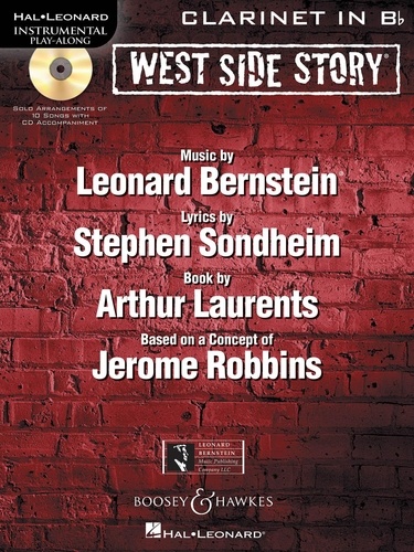 Leonard Bernstein - West Side Story Play-Along - Solo arrangements of 10 songs with CD accompaniment. clarinet..