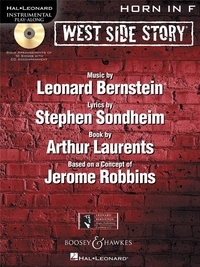 Leonard Bernstein - West Side Story Play-Along - Solo arrangements of 10 songs with CD accompaniment. horn in F..